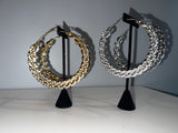 My Bling Chain Hoops
