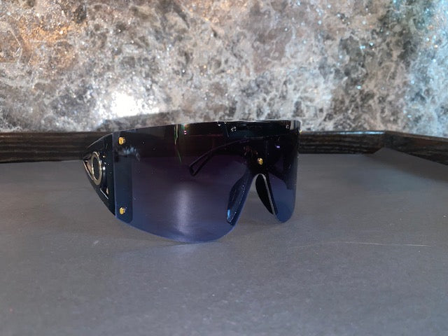 Black Shield Ombre Shades