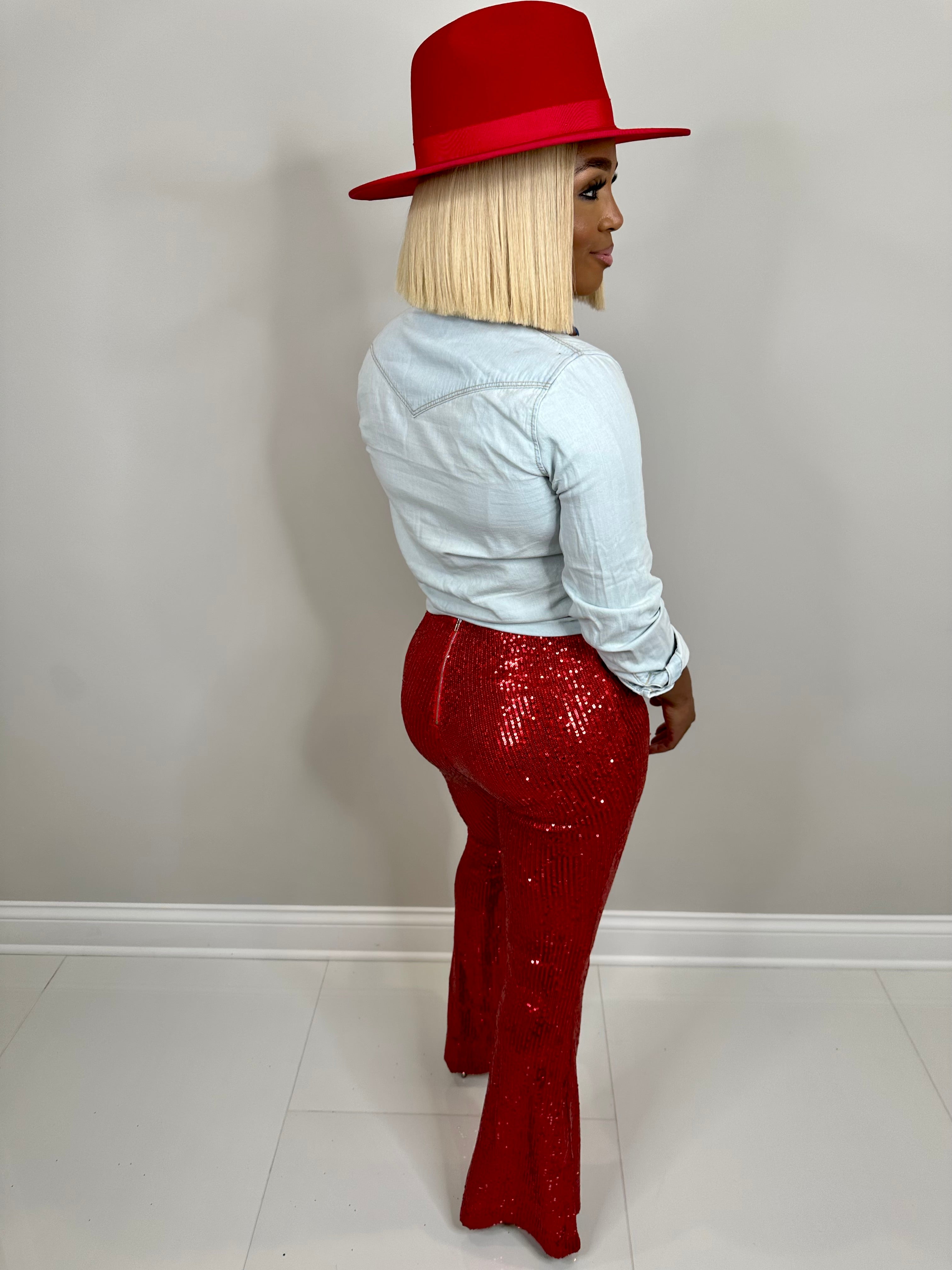 Sexy Sequins Pants