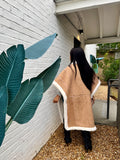 Shearling Poncho