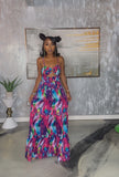 Tropical Floral Dress