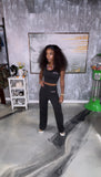 Wide Leg Pants Set