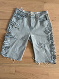 Bermuda Cut Up Shorts