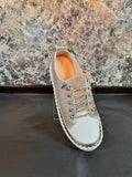 Silver Platform Sneakers