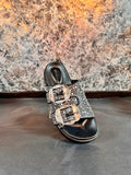 Buckle & Diamond Flats