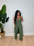 Wavy Olive Pant Set