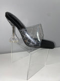 CR Bling & Diamond Clear Heels