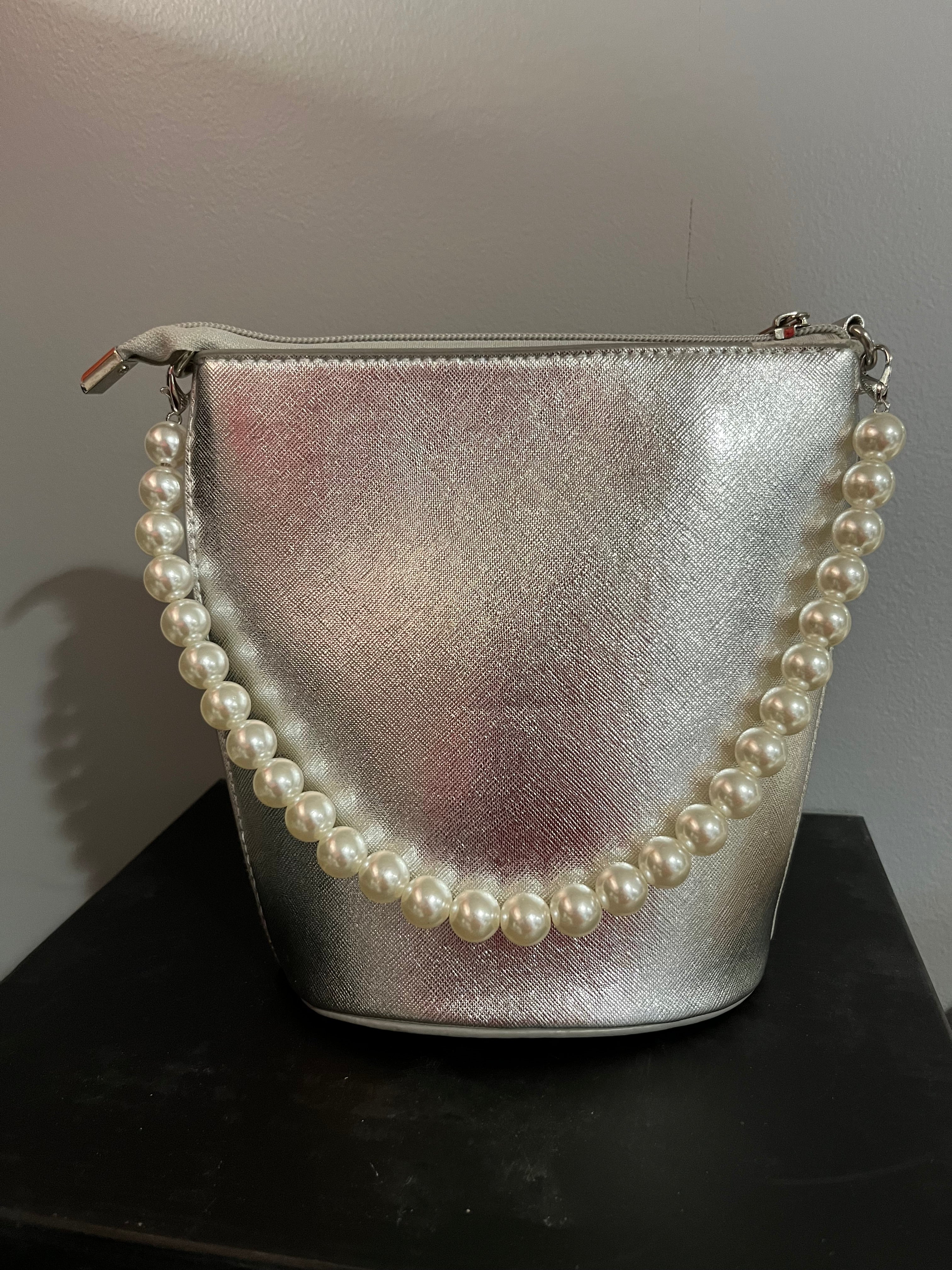 Diamond & Pearl Bucket Bag