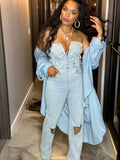 Sassy Denim Jumper