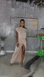 Goddess Tan Dress