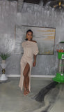 Goddess Tan Dress