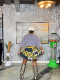 Plaid & Lace Skirt