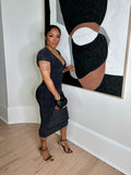 The V Tie Dress