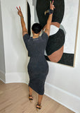 The V Tie Dress