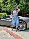 Denim On Denim Shorts