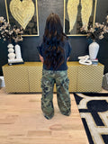 Camo & Bling Pearl Pants