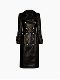 Black Luxurious Trench