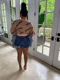 The Butterfly Denim Shorts