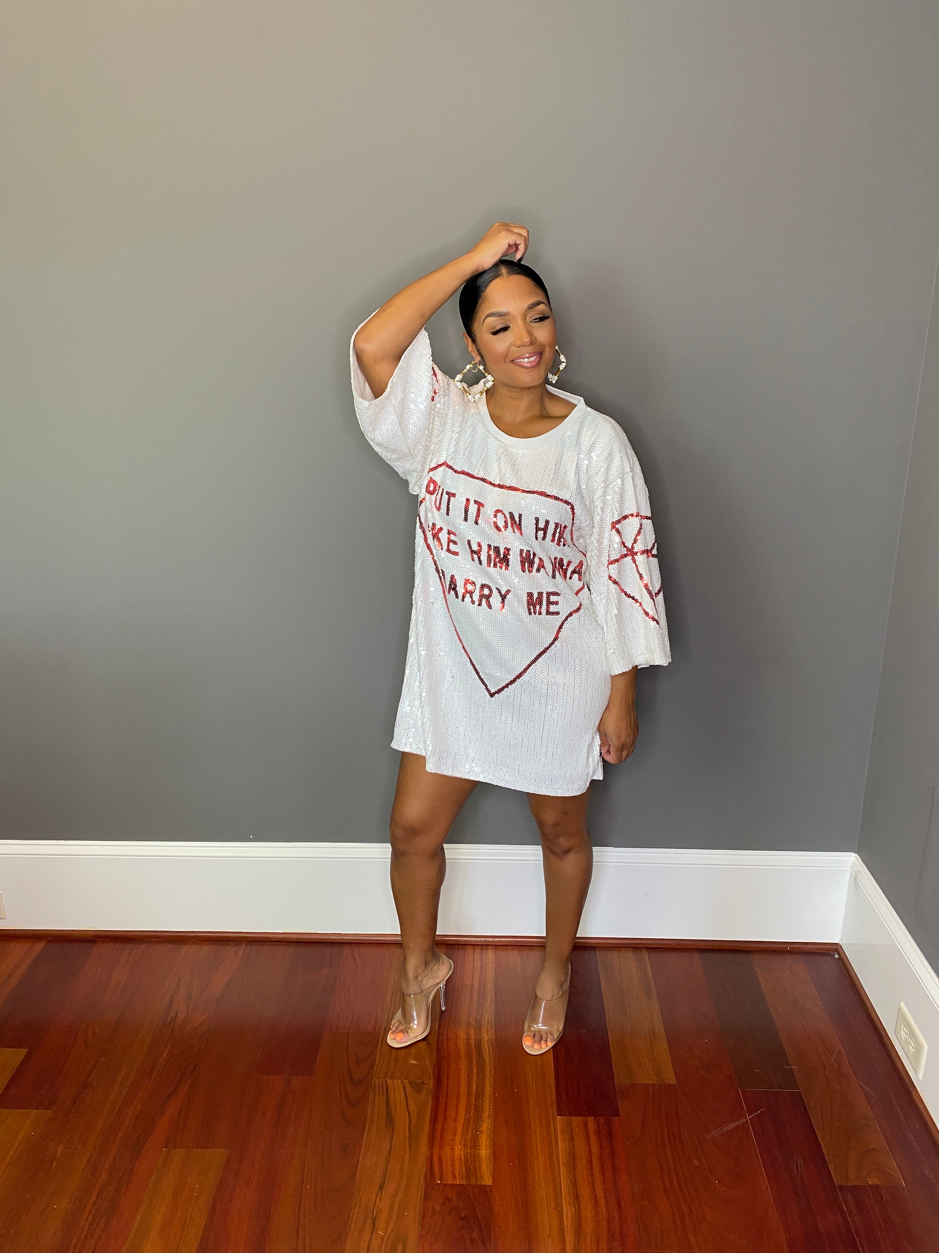 Marry Me Sequins Shirt Dress Marry Me Sequins Shirt Dress