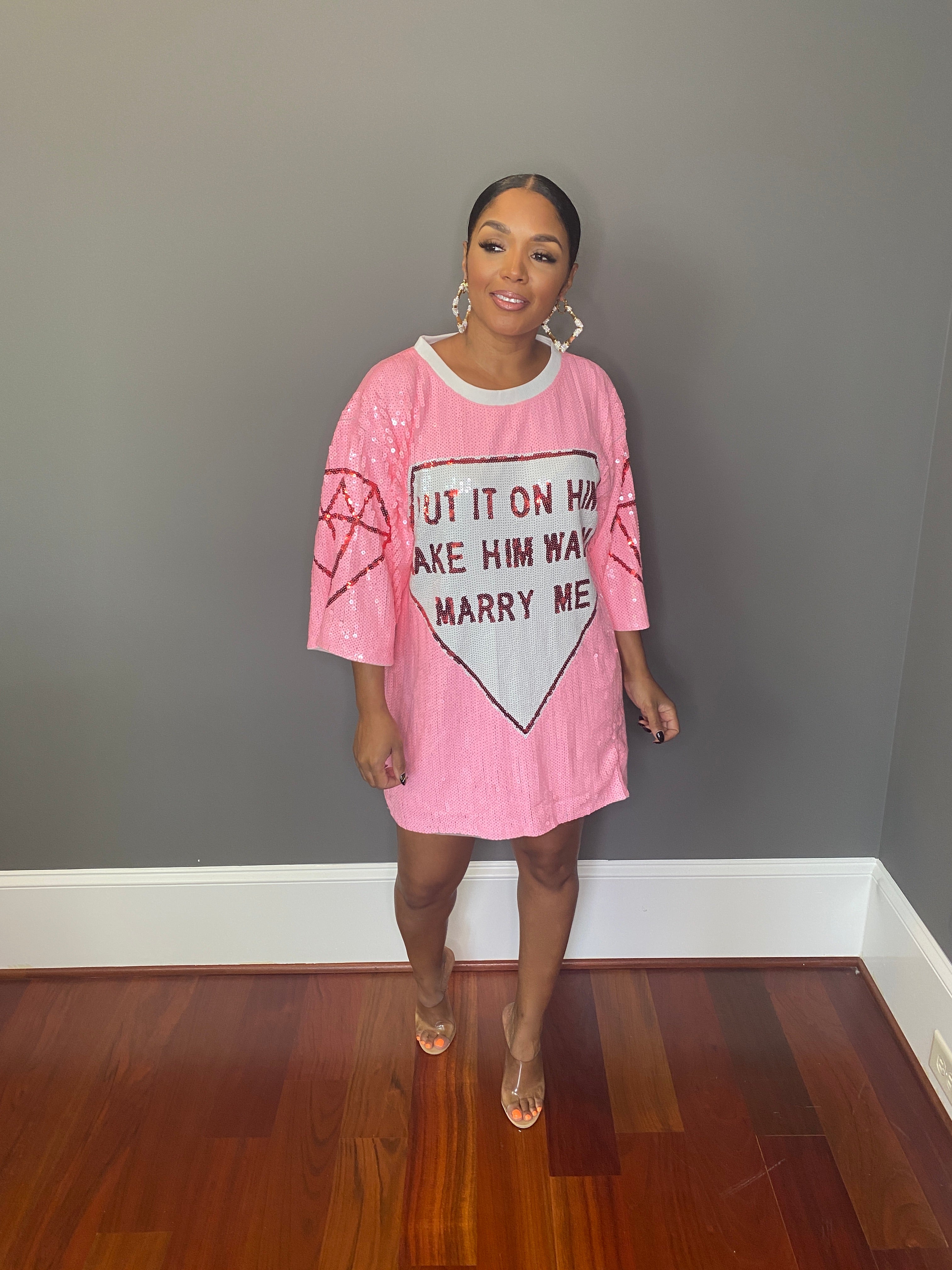 Marry Me Sequins Shirt Dress Marry Me Sequins Shirt Dress