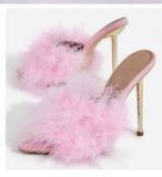 Pink Pom Heels
